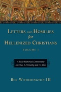 Cover: Letters and Homilies for Hellenized Christians - IVP Academic