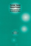 Cover: Think Tank Traditions - Manchester University Press