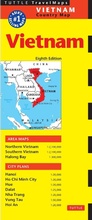 Cover: Vietnam Travel Map Eighth Edition - Periplus Editions