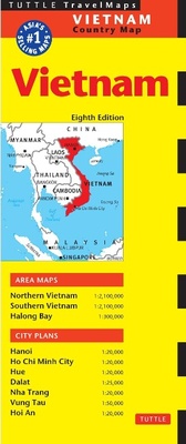 Abbildung von: Vietnam Travel Map Eighth Edition - Periplus Editions