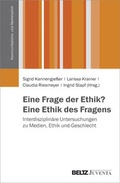 Cover: Eine Frage der Ethik? Eine Ethik des Fragens - Beltz Juventa