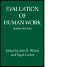 Abbildung von: Evaluation of Human Work, 3rd Edition - Taylor & Francis