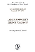 Cover: James Boswell's Life of Johnson - Yale University Press