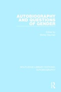 Cover: Autobiography and Questions of Gender - Routledge