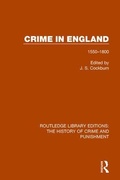 Cover: Crime in England - Routledge