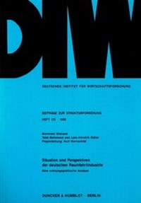 Abbildung von: Situation und Perspektiven der deutschen Raumfahrtindustrie - Duncker & Humblot