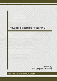 Enlarge image Cover: Advanced Materials Research V - Trans Tech Publications Ltd