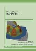 Cover: Material Forming ESAFORM 2015 - Trans Tech Publications Ltd