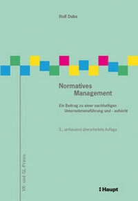 Enlarge image Cover: Normatives Management - Haupt Verlag