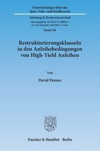 Abbildung von: Restrukturierungsklauseln in den Anleihebedingungen von High-Yield Anleihen - fibre
