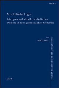 Enlarge image Cover: Musikalische Logik - Georg Olms Verlag