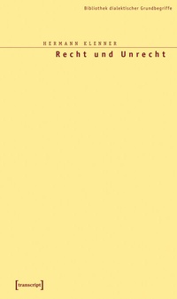 Enlarge image Cover: Recht und Unrecht - transcript