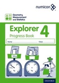 Cover: Numicon: Geometry, Measurement and Statistics 4 Explorer Progress Book (Pack of 30) - Oxford University Press