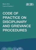 Cover: Disciplinary and grievance procedures - TSO