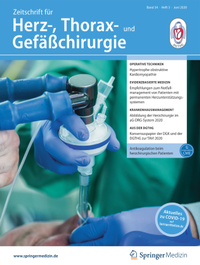 Bild: Zeitschrift für Herz-,Thorax- und Gefäßchirurgie - SpringerMedizin