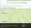Cover: Sum and Substance Audio on Community Property - West Academic Press