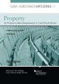Cover: Sum and Substance Audio on Property - West Academic Press