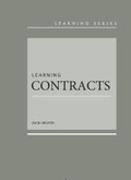 Cover: Learning Contracts - West Academic Press