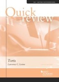 Cover: Quick Review of Torts - West Academic Press