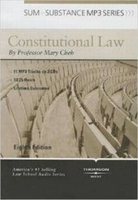 Enlarge image Cover: Sum and Substance Audio on Constitutional Law - West Academic Press