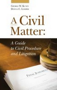 Enlarge image Cover: A Civil Matter - West Academic Press