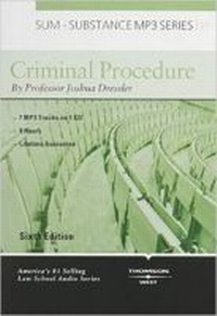 Enlarge image Cover: Sum and Substance Audio on Criminal Procedure - West Academic Press