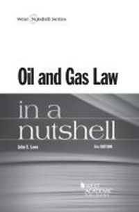 Bild: Oil and Gas Law in a Nutshell - West Academic Press