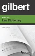 Bild: Gilbert Pocket Size Law Dictionary - West Academic Press