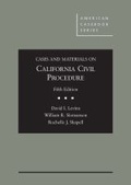 Cover: Cases and Materials on California Civil Procedure - West Academic Press
