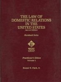 Abbildung von: The Law Of Domestic Relations In The United States - West Academic Press