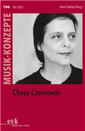 Cover: Musik-Konzepte - Edition Text + Kritik