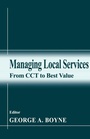 Cover: Managing Local Services - Routledge