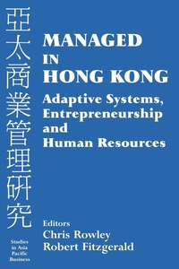 Enlarge image Cover: Managed in Hong Kong - Routledge
