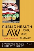 Cover: Public Health Law - University of California Press