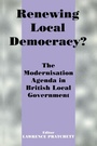 Cover: Renewing Local Democracy? - Routledge