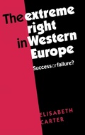Cover: The Extreme Right in Western Europe - Manchester University Press