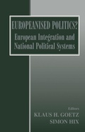 Cover: Europeanised Politics? - Routledge