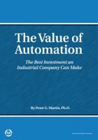 Enlarge image Cover: The Value of Automation - Instrument Society of America