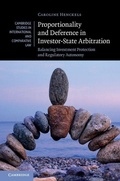 Abbildung von: Proportionality and Deference in Investor-State Arbitration - Cambridge University Press