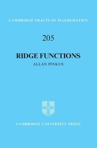Enlarge image Cover: Ridge Functions - Cambridge University Press