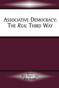 Enlarge image Cover: Associative Democracy - Routledge