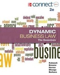 Cover: Dynamic Business Law: The Essentials with Connect - McGraw-Hill Education