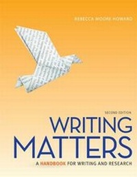 Enlarge image Cover: Writing Matters: A Handbook for Writing and Research (National Tabbed Edition) with Connect Access Card - McGraw-Hill Education