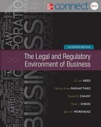 Enlarge image Cover: Legal and Regulatory Environment of Business with Connect Access Card - McGraw-Hill Education