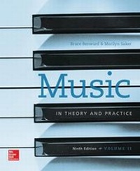 Enlarge image Cover: Music in Theory and Practice, Vol. 2 with Workbook - McGraw-Hill Education