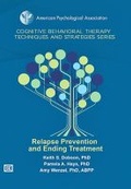 Cover: Relapse Prevention and Ending Treatment - American Psychological Association