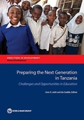 Cover: Preparing the Next Generation in Tanzania - World Bank Publications