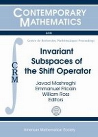 Enlarge image Cover: Invariant Subspaces of the Shift Operator - American Mathematical Society