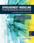 Cover: Spreadsheet Modeling for Business Decisions - Kendall/Hunt Publishing Co ,U.S.