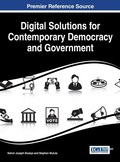 Cover: Digital Solutions for Contemporary Democracy and Government - Idea Group,U.S.